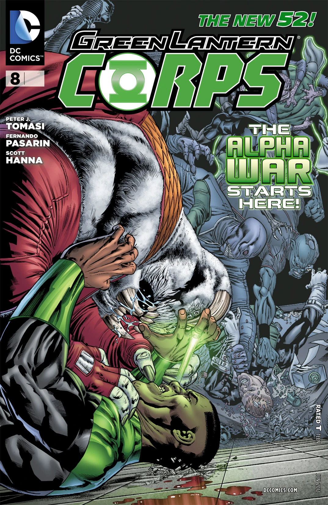 Green Lantern Corps #8 (DC, 2012 — Cover A) cover